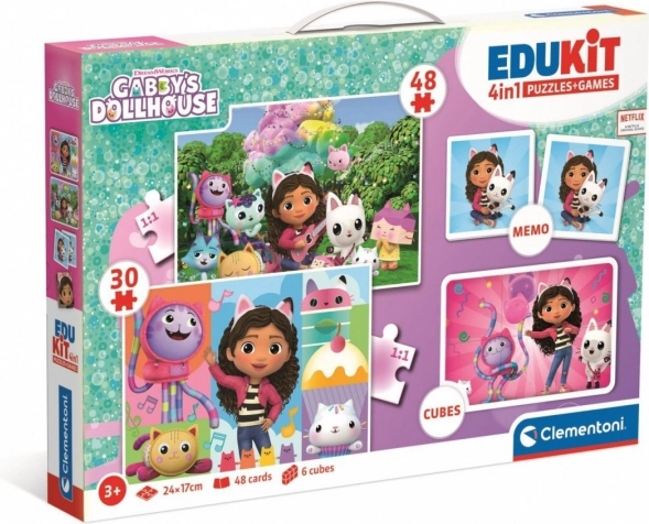 EduKit 4 i 1 GABIs kattehus – læringssæt til børn