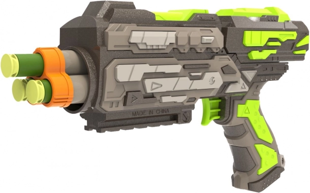 Skumpistol med 6 skud, 21 cm