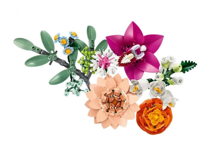 Lego Botanicals smuk buket af lyserøde blomster