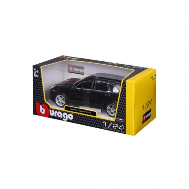 Metalmodel Porsche Cayenne Turbo sort 1/24