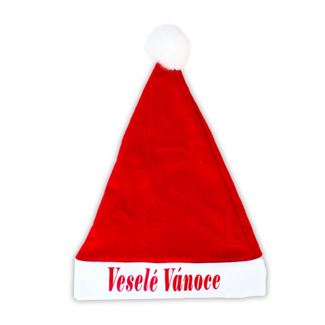Julehat med teksten Glædelig Jul