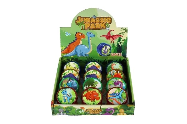 Jojo dinosaurer lyser plast 6cm med batteri mix arter 12 stk i boks