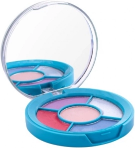 To farverige paletter til kreativ makeup