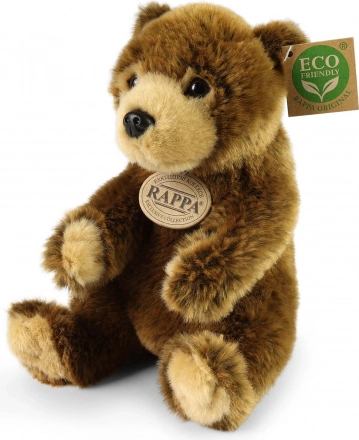 Plys brun bjørn 19 cm eco-venlig RAPPA