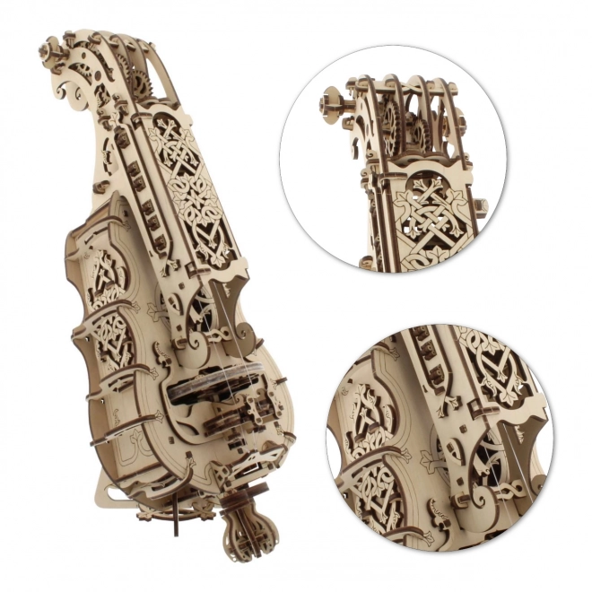 Ugears 3D Træmekanisk Puslespil Hurdy-Gurdy