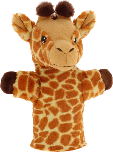 Keeleco plysbamse hånddukke giraf 27 cm