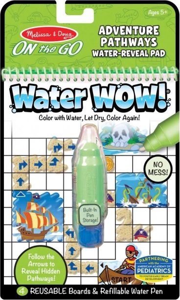 Vand-malerbog WaterWow – find vejen, eventyr