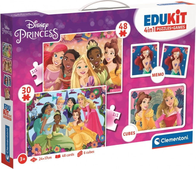 Spilsæt Disney Prinsesser 4-i-1