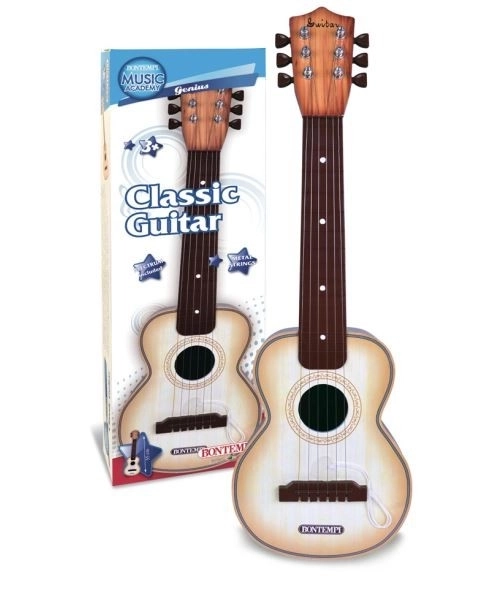 Klassisk guitar med 6 metalstrenge