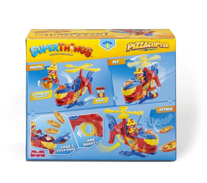 SuperThings Pizzacopter med diskudskyder