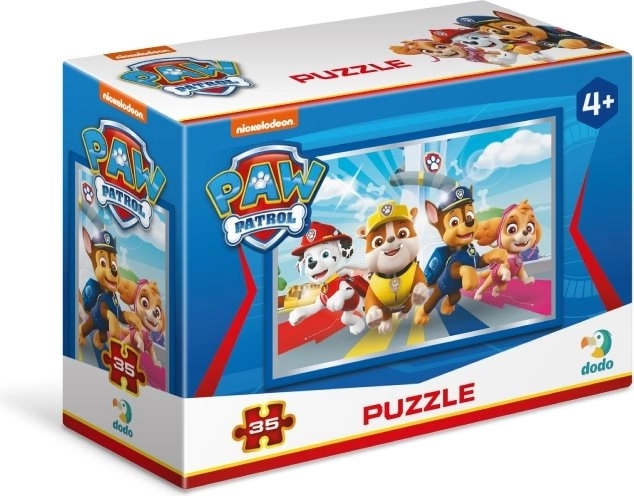 Minipuslespil Paw Patrol 35 brikker i æske