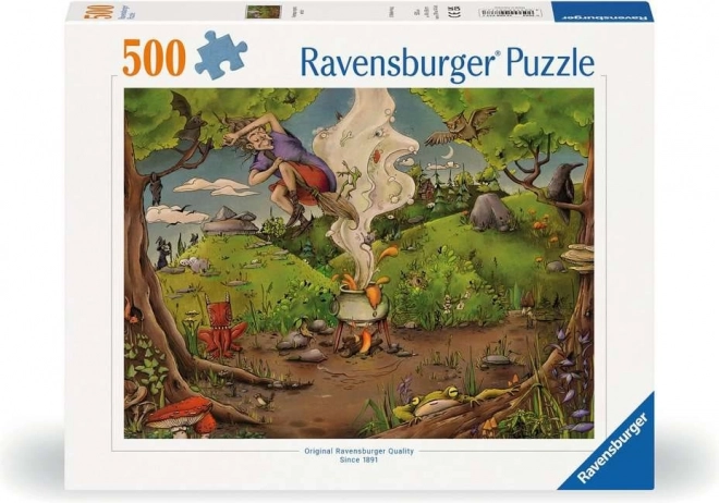Ravensburger puslespil heks 500 brikker