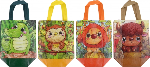 Gavepose S til børn 27 × 29 × 12 cm af nonwoven tekstil