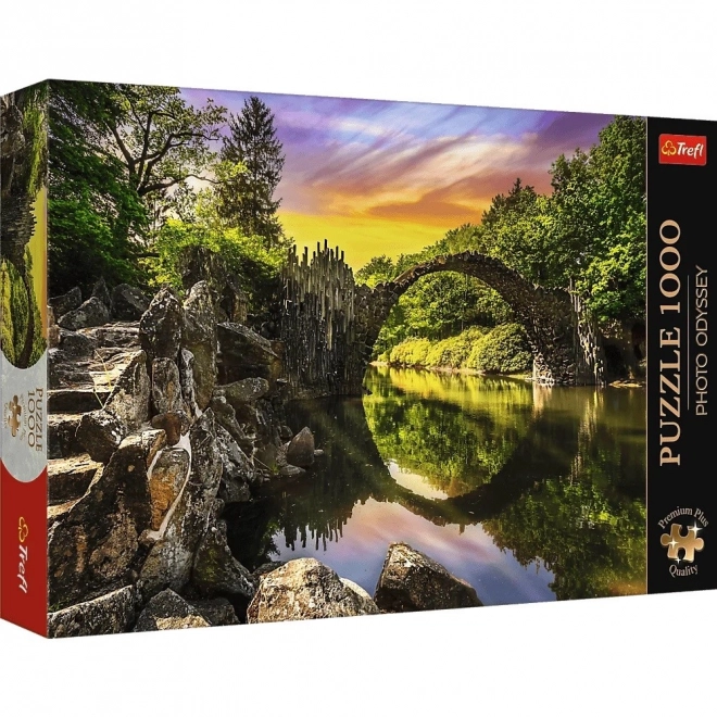 TREFL Puslespil Premium Plus Foto Odyssey: Rakotzbrücke i Kromlau 1000 brikker