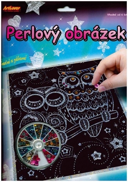 ARTLOVER Perlebillede Ugle 20x25 cm