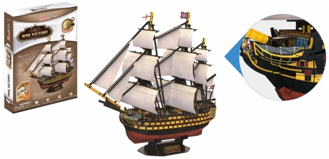 3D puslespil sejlskib HMS Victory