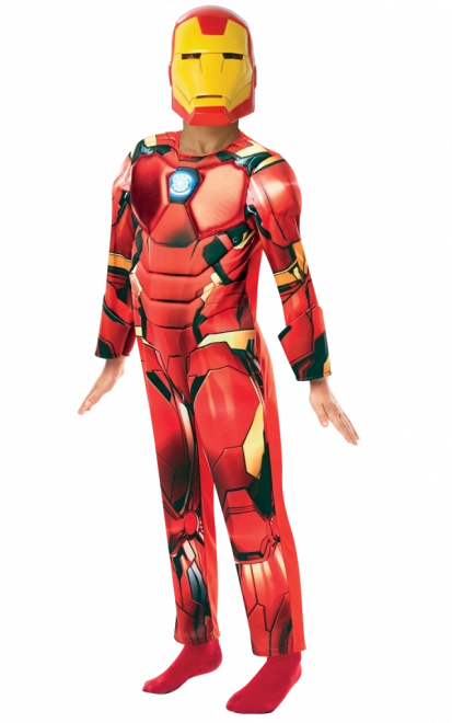 IronMan deluxe kostume, 7-8 år
