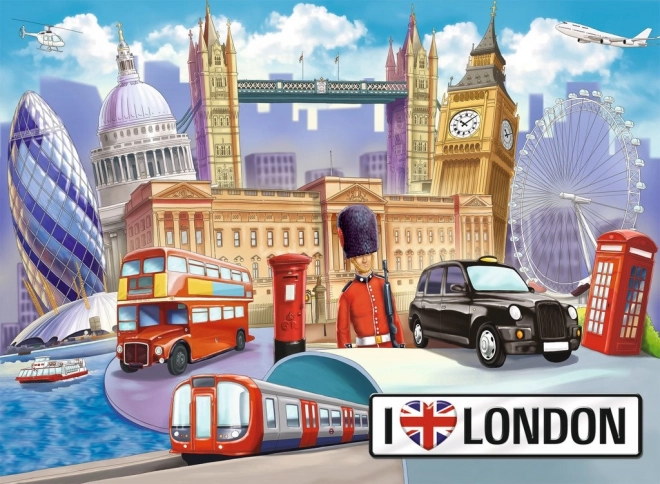 Puslespil London XXL - 100 brikker