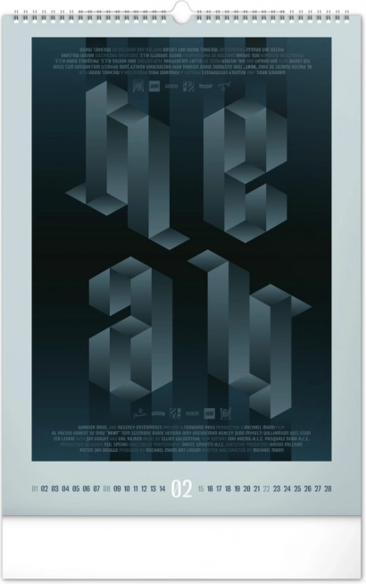 Vægkalender Alternative Filmplakater 2026