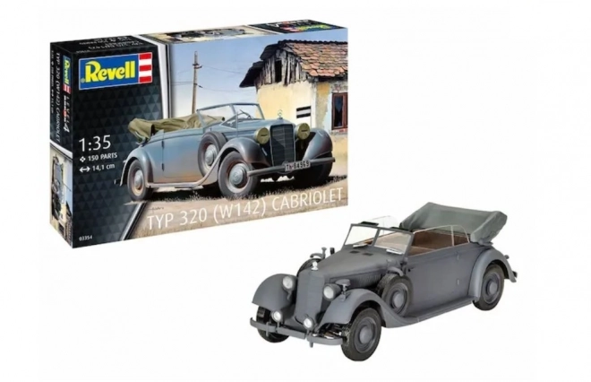 Plastikmodel Mercedes-Benz Type 320 W142 Cabriolet 1/35
