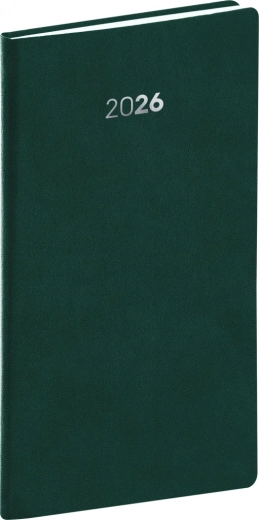 Lomme Kalender Balakon grøn 2026 9 x 15,5 cm