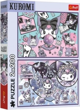 Puzzle Neplechy med Kuromi 2x200 brikker