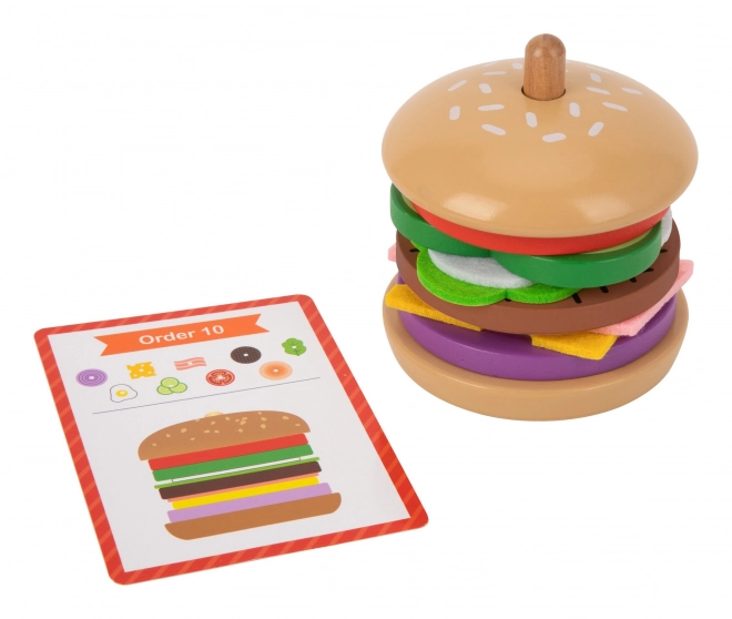 Træ Burgerrestaurant WOOPIE GREEN til børn