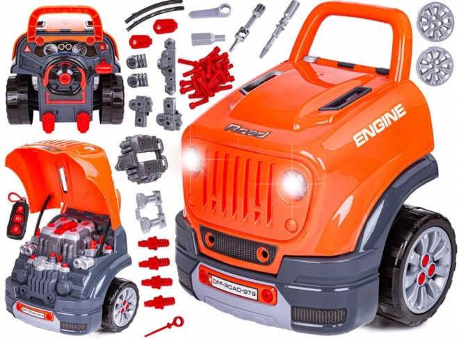 Gør-det-selv Motor Master - sæt for den lille mekaniker orange