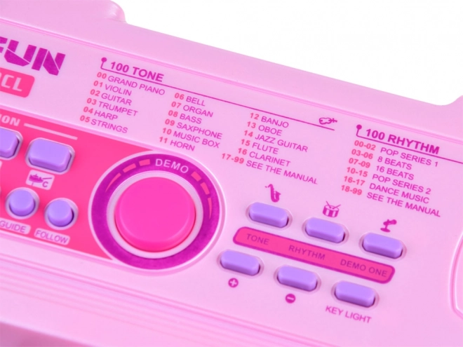 Keyboardorgel med belyste taster IN0151