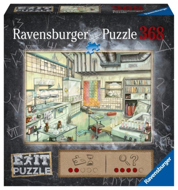 Ravensburger puslespil Exit: laboratorium 368 brikker