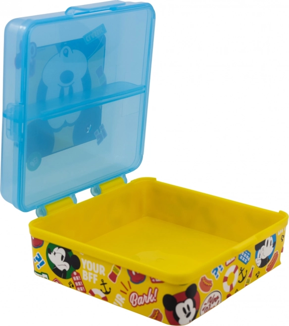 STOR Firkanter Multi Box til frokost Mickey Mouse