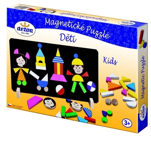 Magnetisk puslespil - børn