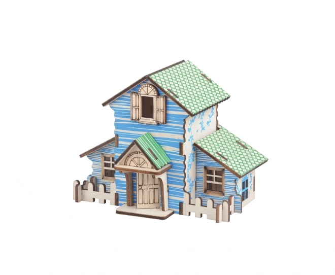 Woodcraft Træ 3D puslespil Skovhytte