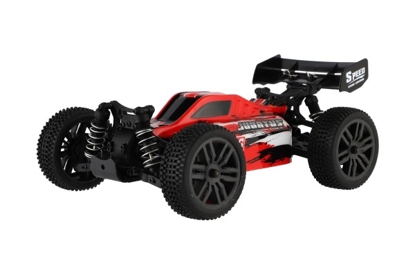 RC Bil Buggy Bonzai Jubatus off-road 30cm plast 2,4GHz med batterier + 2x ekstra pakke i kassen 40x14x21 – Rød