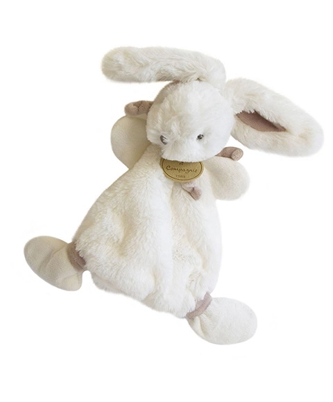 Doudou Plys Kanin Cremefarvet 26 cm