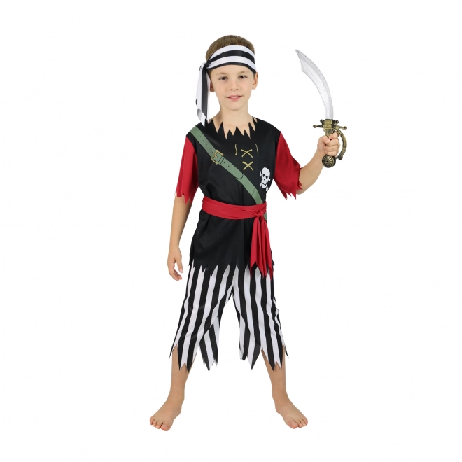 Børns piratkostume med tørklæde