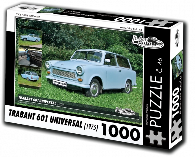 Puslespil Retro-Biler Trabant 601 Universal 1000 brikker