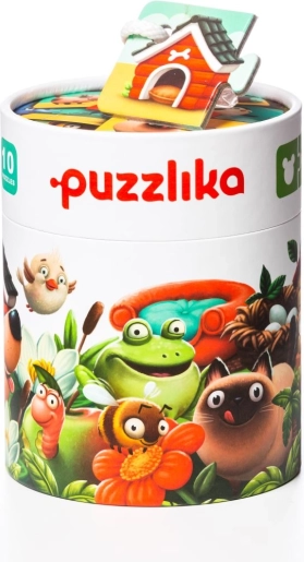 Puzzlika Mit hjem – læringspuslespil for børn, 20 brikker