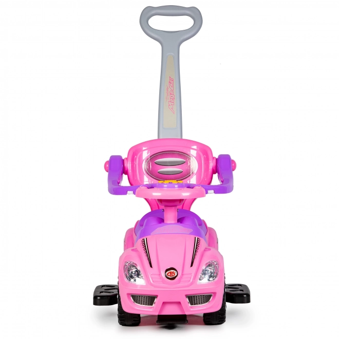 ECOTOYS Scooter med lyde og styringsstang Pink bil