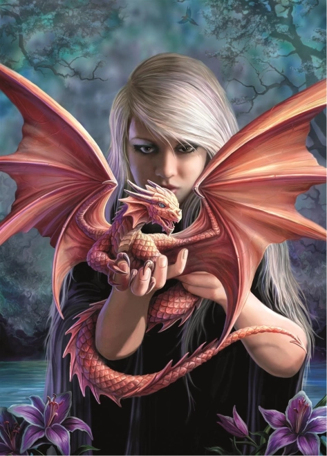 Puslespil 1000 brikker Anne Stokes: Dragedronningen