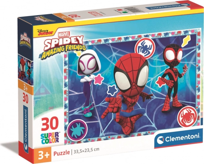 CLEMENTONI Puslespil Spidey og hans fantastiske venner 30 brikker