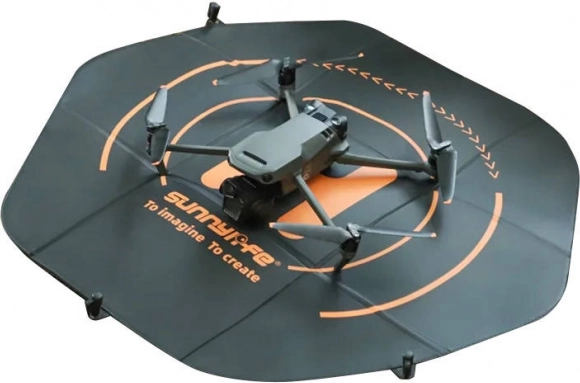 Dobbeltsidet landingsmåtte til droner Sunnylife 80 cm sekskant
