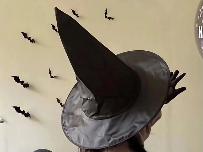 Sort heksehat til Halloween