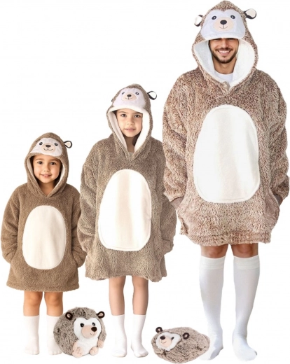 Rummelig hætte og stor lomme