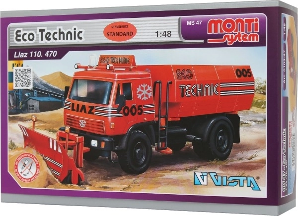 Modellbyggesæt Monti System Eco Technic Liaz uden lim