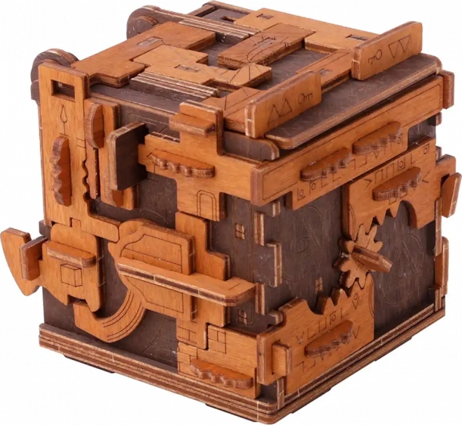 Træ puslespilsboks escape room spil med 149 dele