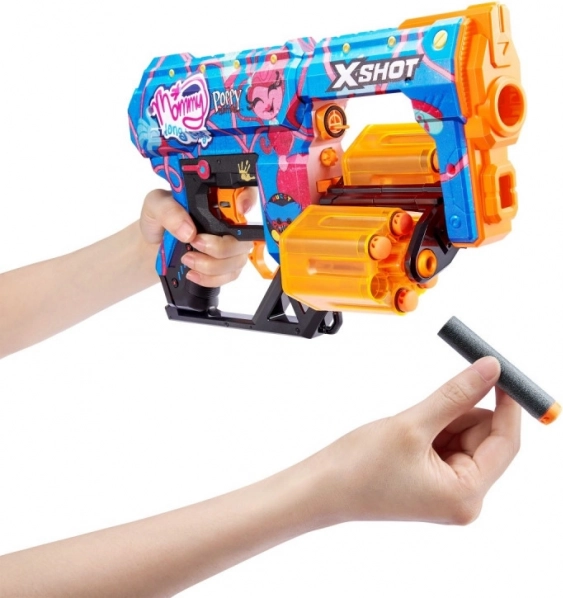 X-Shot Skins Dread Poppy Playtime – skumblaster til børn med 12 pile