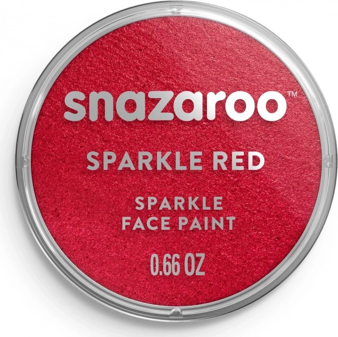SNAZAROO Glitrende Rød Ansigtsmaling 18ml