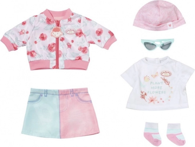 Baby Annabell Forårs-sæt Deluxe, 43 cm