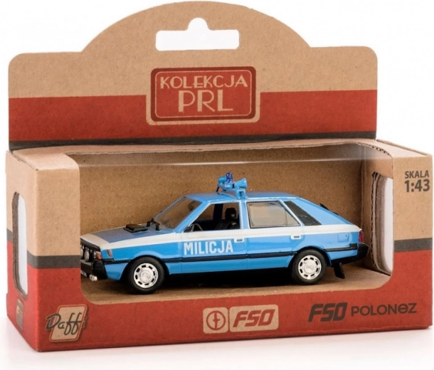 Bilmodel PRL Polonez Milicja 1:43 die-cast